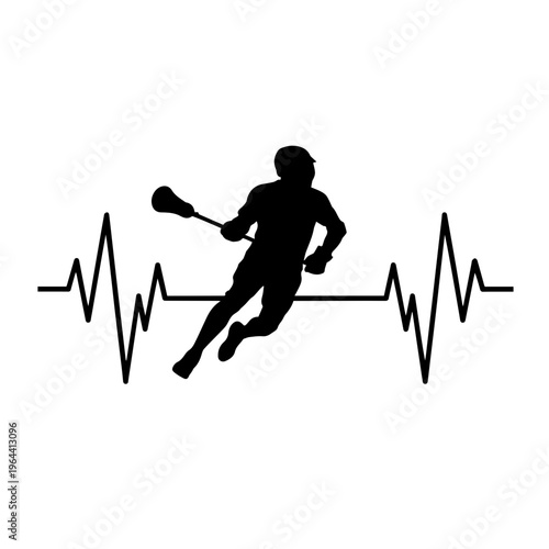 Lacrosse SVG Bundle, Lacrosse Player Silhouette Collection, Lacrosse Stick Helmet Gloves Vector Set, Lacrosse Mom Dad Design Elements for Cricut and Sports Shirt Design