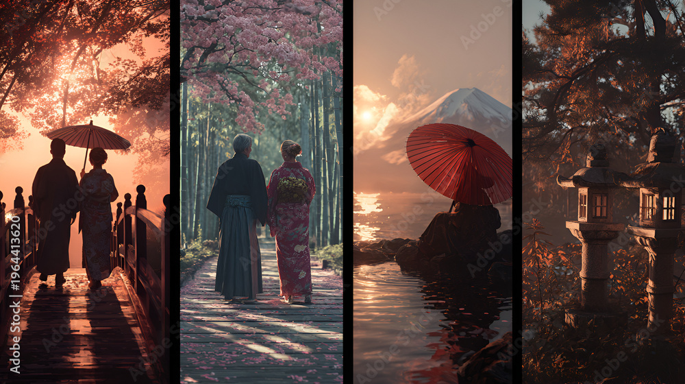 Fototapeta premium A couple in love, experiencing incredible moments together.
