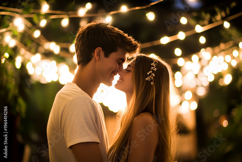 A couple in love, experiencing incredible moments together.