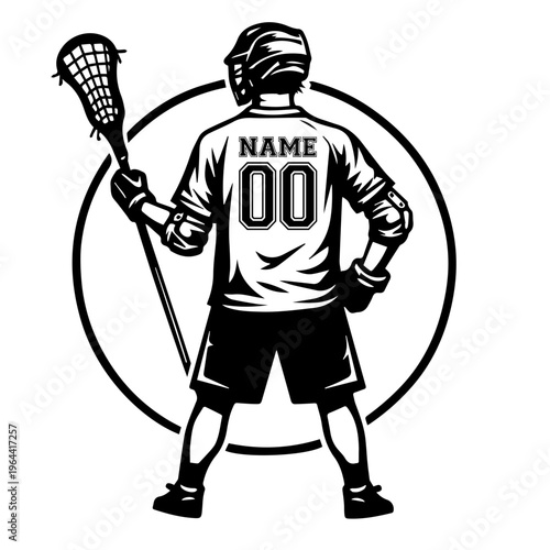 Lacrosse SVG Bundle, Lacrosse Player Silhouette Collection, Lacrosse Stick Helmet Gloves Vector Set, Lacrosse Mom Dad Design Elements for Cricut and Sports Shirt Design