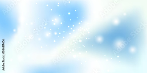 Snow fall with bokeh and lighting element abstract background vector illustration eps10