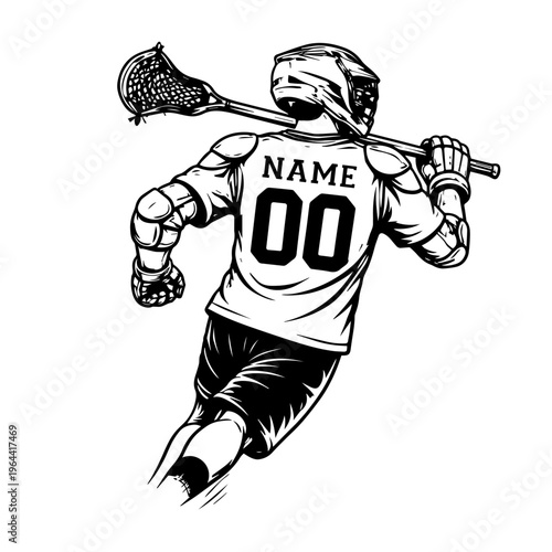 Lacrosse SVG Bundle, Lacrosse Player Silhouette Collection, Lacrosse Stick Helmet Gloves Vector Set, Lacrosse Mom Dad Design Elements for Cricut and Sports Shirt Design