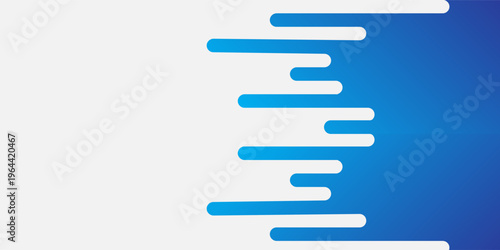 Blue Rounded Lines Background Abstract Liquid Shape Dashed Lines and Dots. Vector Illustration
