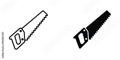 Comparison of a hand saw and a hacksaw with different blade designs