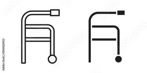 Walker icons vector design template simple and clean