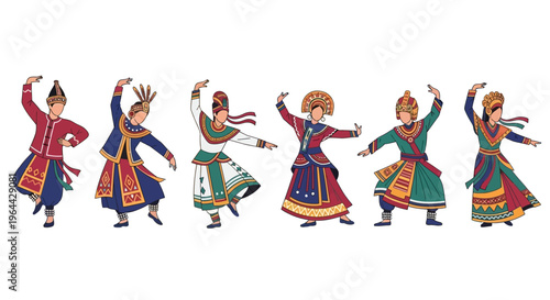 Group of women in traditional dance.