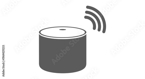 Smart Speaker with WiFi Signal Emitting.