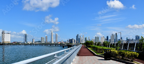 The Cinta Costera walk one morning, Panama City
