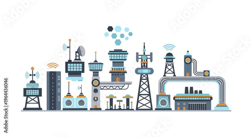 Industrial Communication Towers and Structures.