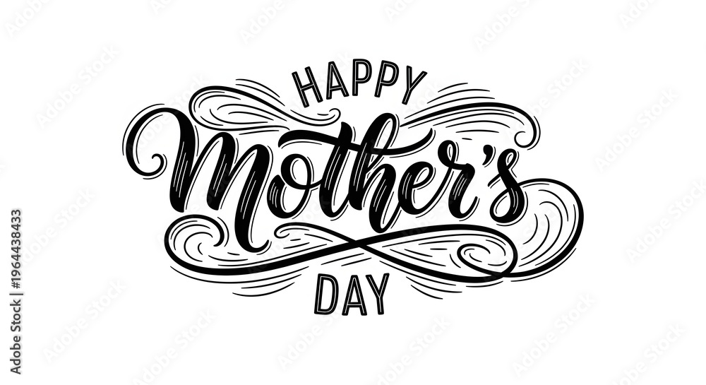Obraz premium Happy mother's day wishes and greetings for lovely moms