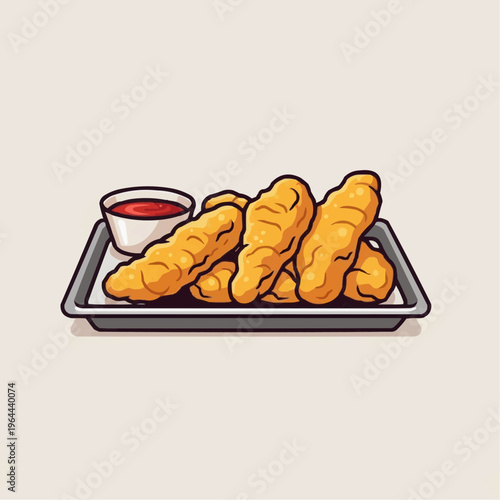 set of chicken tenders