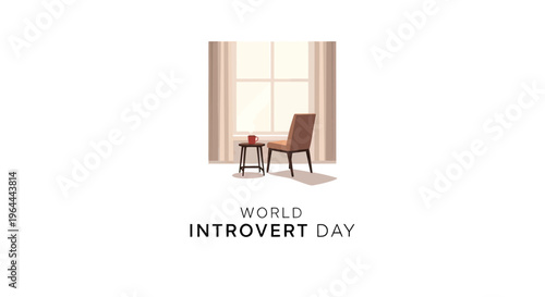 A brown chair and small table.