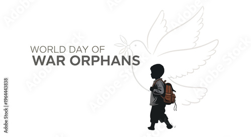 A young boy with a backpack.