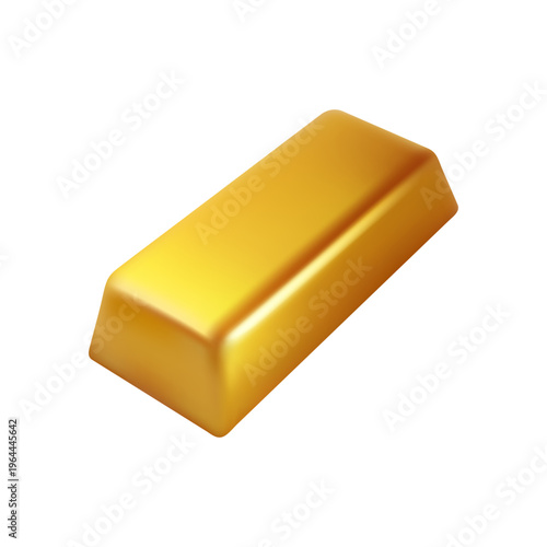 Gold ui game icon, isolated gaming item represents currency, treasure or rewards. Vector treasure or loot, defeating enemies or completing quests award. Progression and milestones, prestige or status