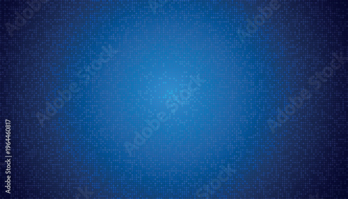 Blue pixel background. Abstract digital pattern with a square elements grid.Geometric minimal digital design.