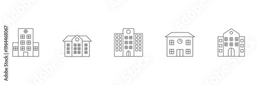 School and Education Filled Icon Set Minimal Solid Vector Collection Featuring Classroom Study Learning Student Teacher and Academic Elements for Web Mobile Apps UI Design and Presentation.