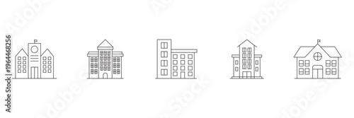 School and Education Filled Icon Set Minimal Solid Vector Collection Featuring Classroom Study Learning Student Teacher and Academic Elements for Web Mobile Apps UI Design and Presentation.