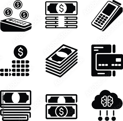 Money payment terminals and financial transactions