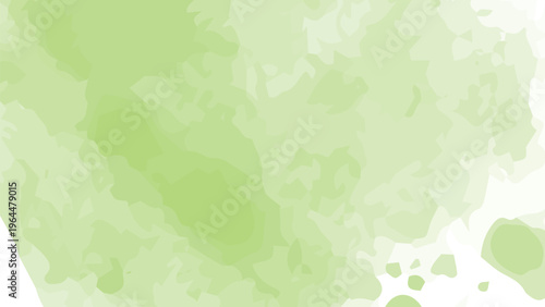 Abstract watercolor background featuring various shades of light green and white