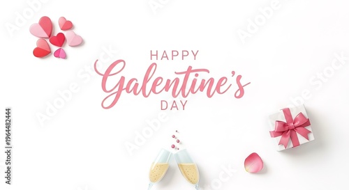 Galentines Day Celebration with Flowers.