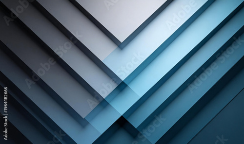 Abstract blue metallic waves, layered texture, modern tech aesthetic