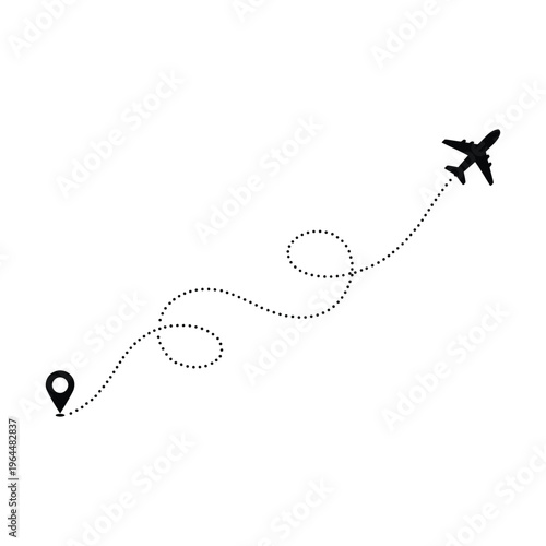 Airplane Navigation Direction Icon