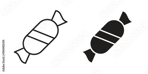 Candy icons collection vector design illustration isolated. EPS10