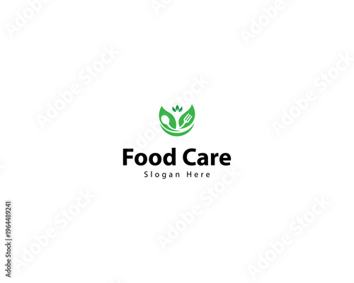 fork and spoon logo design. icon symbol for health restaurant food