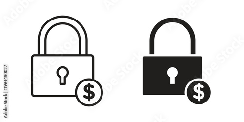 Fixed price icons collection vector design illustration isolated. EPS10