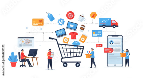 E-commerce & Online Shopping Ecosystem: Digital Retail, Customer Journey, Payments, Delivery, and Mobile Commerce Experience