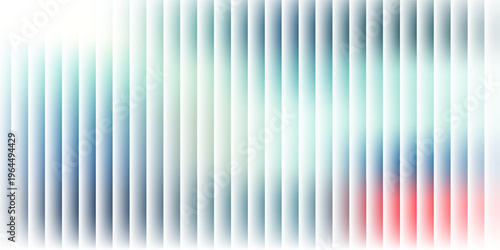 Glass gradient texture with teal and navy ripple pattern and smooth light distortion. Wavy abstract flow, futuristic blur effect, reeded vertical displacement. Vector illustration