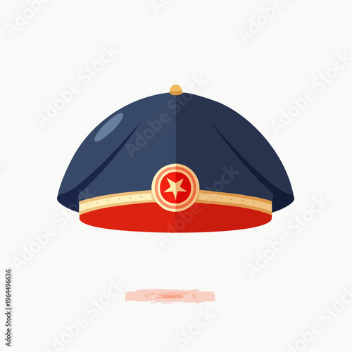 シンプルなカジノディーラーの帽子のベクターアイコン