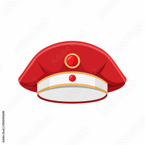 シンプルなカジノディーラーの帽子のベクターアイコン