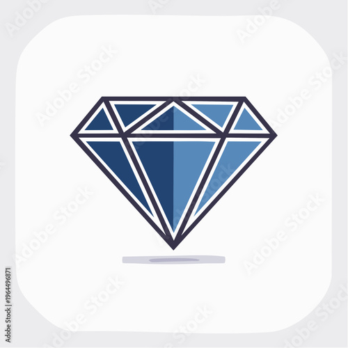 シンプルなトランプのダイヤマークのベクターアイコン