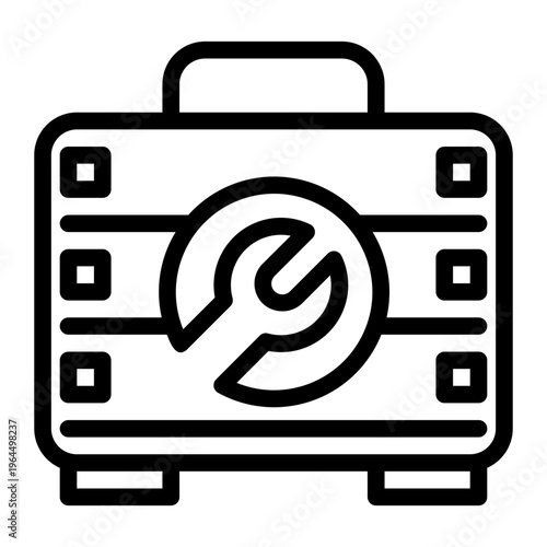 Toolbox line icon