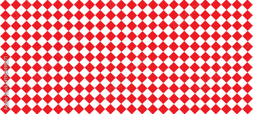 Red white tablecloth pattern lines. Gingham seamless pattern. Christmas backgroound. Strokes texture for textile shirt plaid, tablecloth, cloth, blanket, paper, makeup. Checkered print.