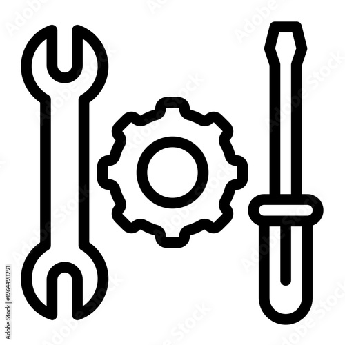 Engineering Tools line icon