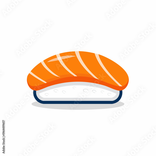 シンプルな握り寿司のベクターアイコン（和食）