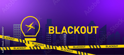 Electricity shortage and power failure affecting industries and modern infrastructure