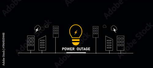 Global electricity crisis concept with grid overload and increasing power consumption demand