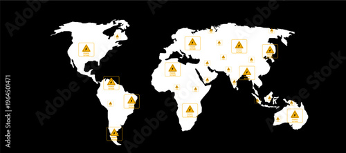 Global electricity crisis concept with grid overload and increasing power consumption demand