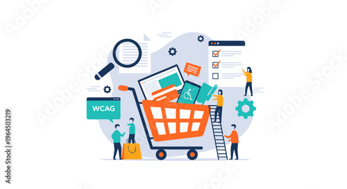 E-commerce Web Accessibility: WCAG Compliance for Inclusive Online Shopping Experience. Optimizing digital platforms for all users, including those with disabilities.