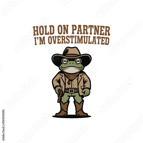 Overstimulated Frog Cowboy
