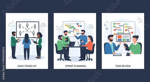 Teamwork and Collaboration in Business Meetings.