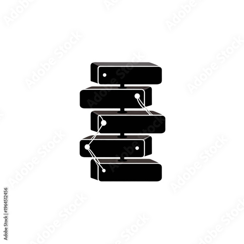 stapler isolated on white