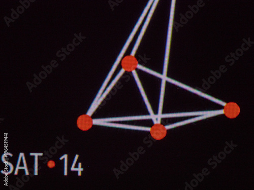 Extreme Macro of Smartwatch LCD Screen Detail