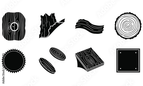 Icons with Different Designs on White Background