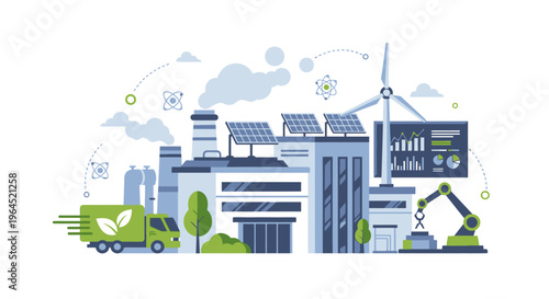 Sustainable Smart Industry: Green Manufacturing, Renewable Energy, Eco-Friendly Logistics & Digitalization