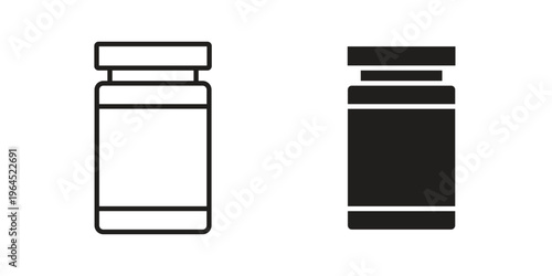 Jam icons. Vector graphic. Editable vector stroke. EPS 10.