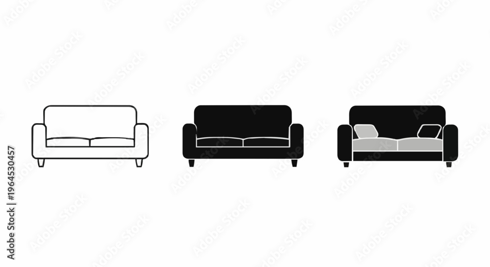 Obraz premium Simple Sofa Set Design